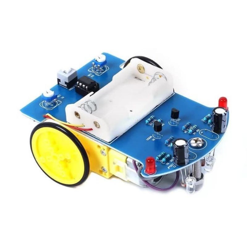 Sesi fun race dengan robot hasil karya