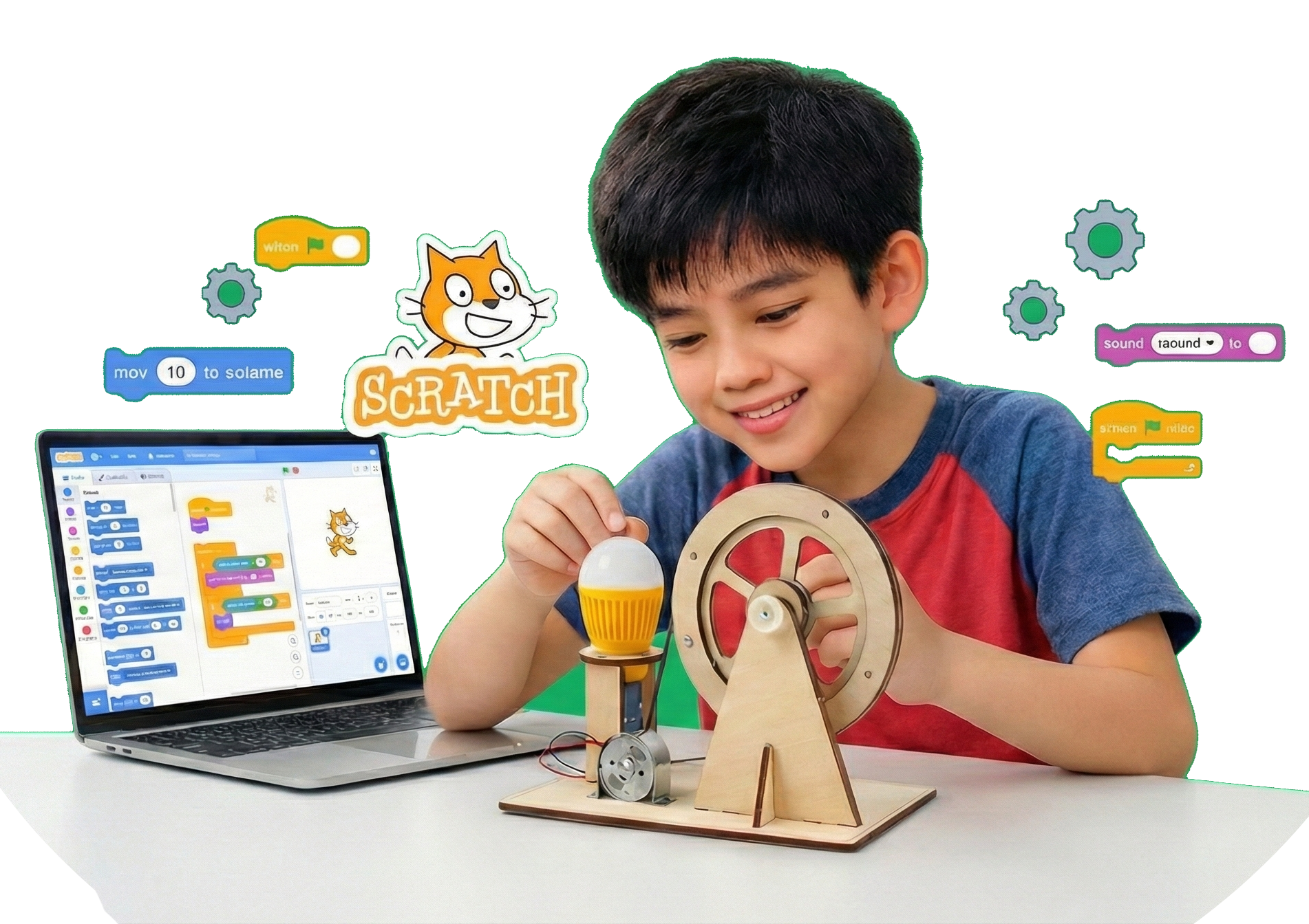 Siswa merakit robot bersama mentor